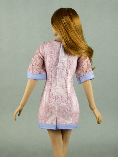 Nouveau Toys Fashion Series - 1/6 Scale Female Sexy Light Pink Lace Dress
